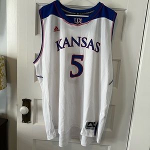 Adidas Kansas Jayhawks Basketball Jersey #5 XXL
